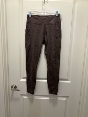 Pact Organic Cotton Brown High-Waist Pocket Leggings NWOT Size S